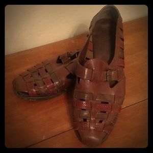 Men's Stacy Adams leather buckle dress sandals